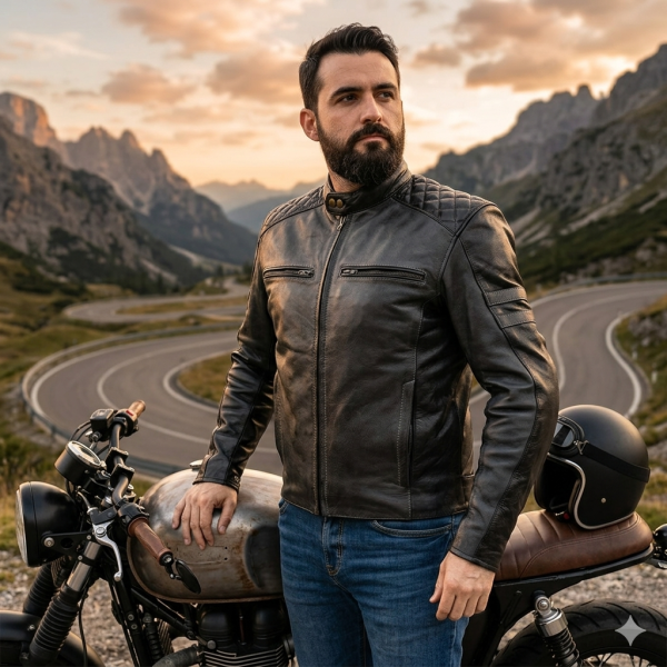 Chaqueta Para Moto Armad Gear Tauras Cuero - Imagen 6