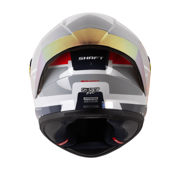 Casco de moto Shaft 526SP Bandox gris - Imagen 5
