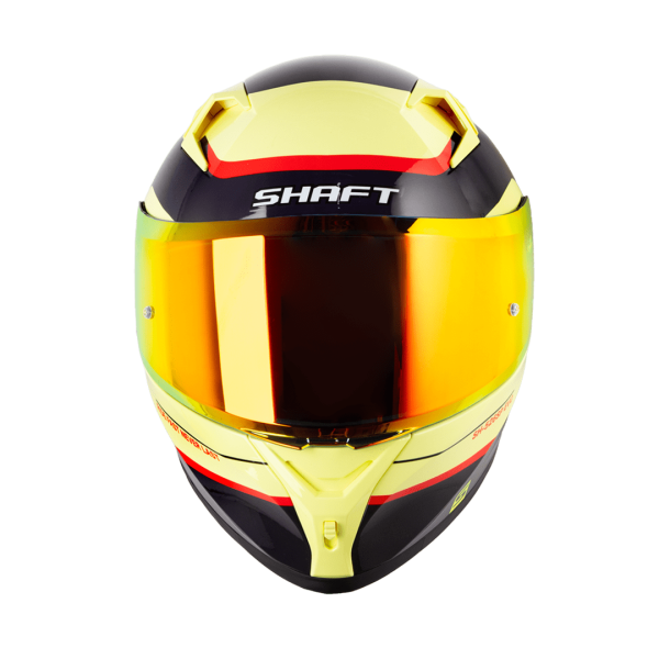 Casco de moto Shaft 526SP Nihon amarillo claro - Imagen 2