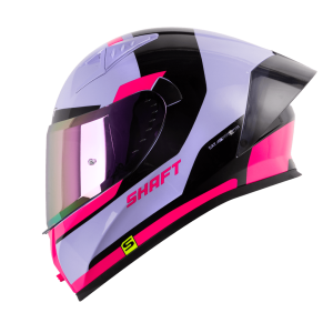 Casco de moto Shaft 526SP Raixx morado