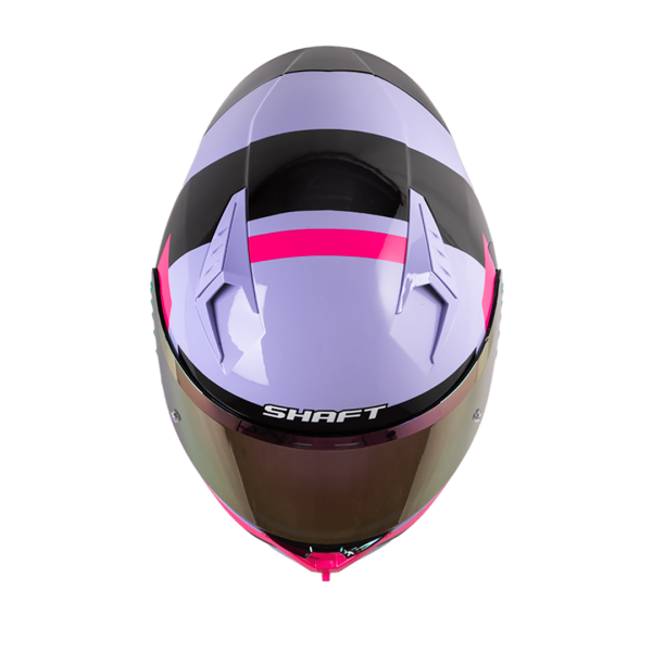 Casco de moto Shaft 526SP Raixx morado - Imagen 2
