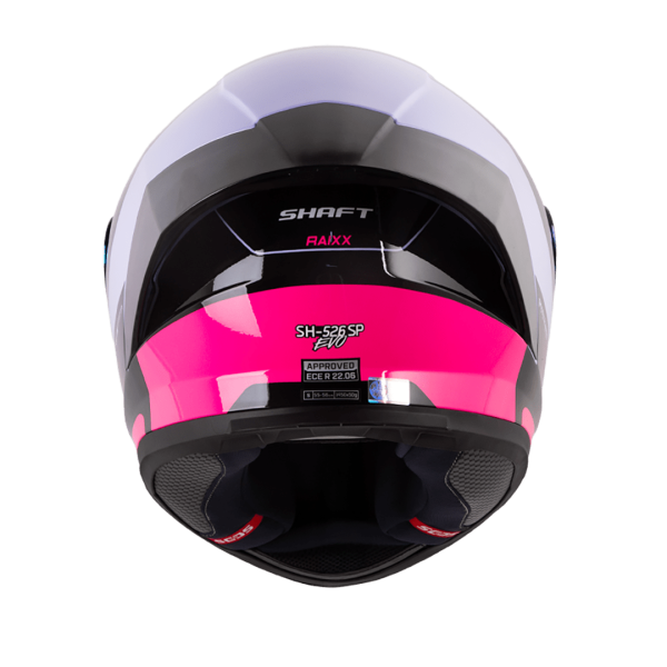 Casco de moto Shaft 526SP Raixx morado - Imagen 3