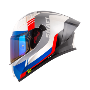 Casco de moto Shaft 526SP Triumph blanco