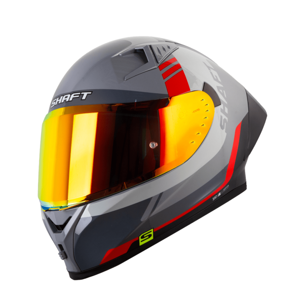 Casco de moto Shaft 526SP Triumph gris - Imagen 2