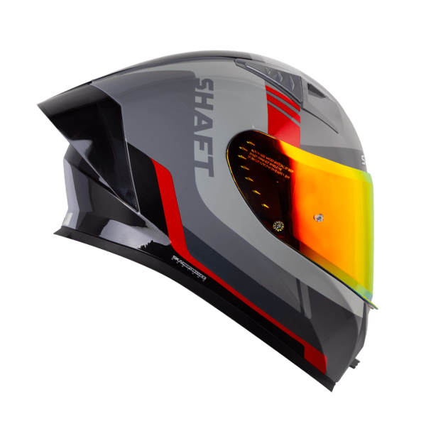 Casco de moto Shaft 526SP Triumph gris - Imagen 4