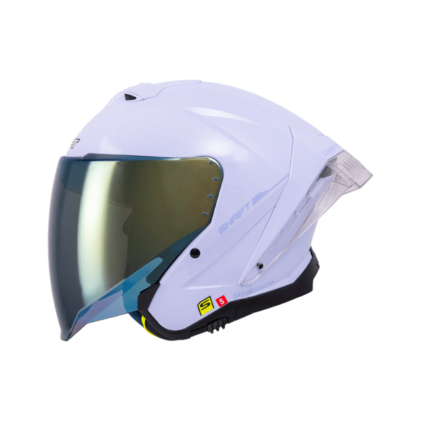 Casco Moto Shaft 246Sp Solid Lila Claro