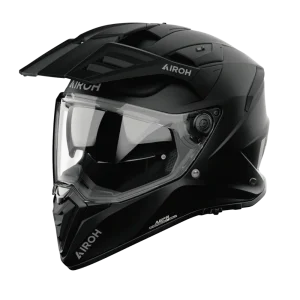 Casco Para Moto Airoh Bandit Negro Mate - S