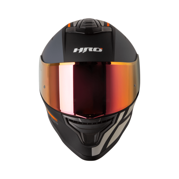 Casco Moto HRO 506 Wise Negro Gris Mate - Imagen 5