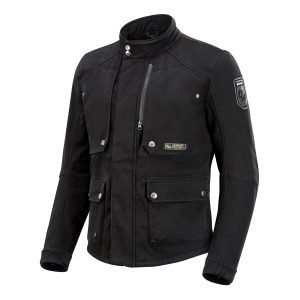 Chaqueta moto Duhan D-2272 Negro Larga Classic