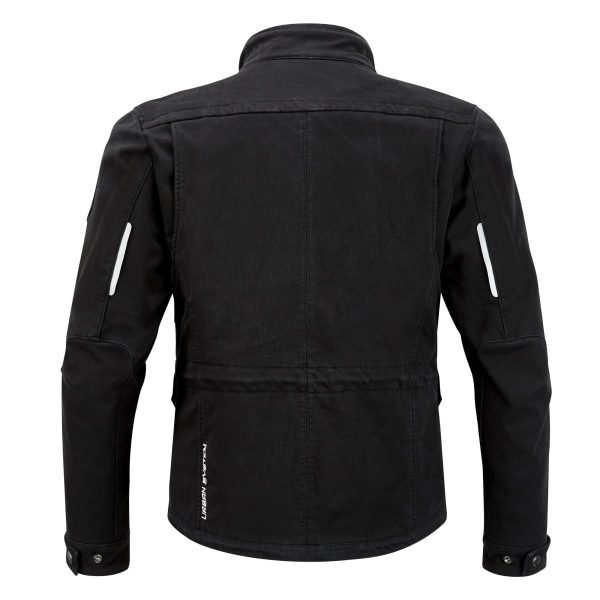 Chaqueta moto Duhan D-2272 Negro Larga Classic - Imagen 3