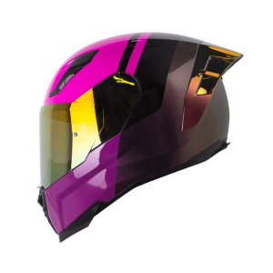 Casco Moto Shaft 562R Kang Camaleón Morado