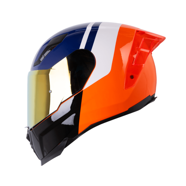 Casco Moto Shaft 562R Kang Naranja