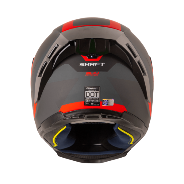 Casco Moto Shaft 562R Suuroka Gris Rojo - Imagen 2