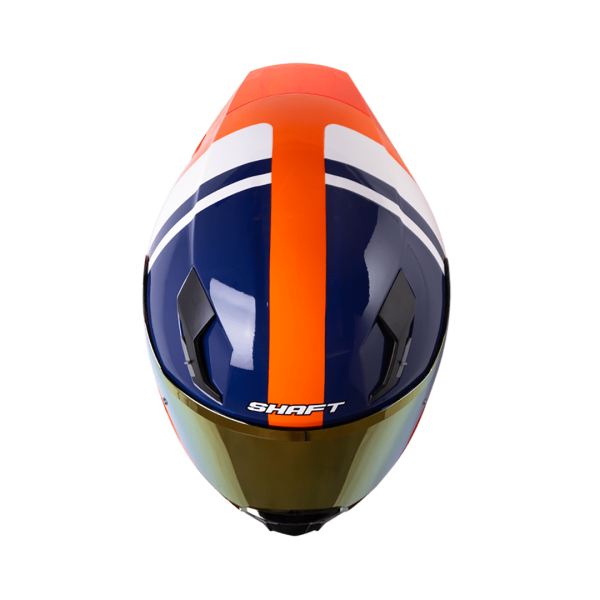 Casco Moto Shaft 562R Kang Naranja - Imagen 3