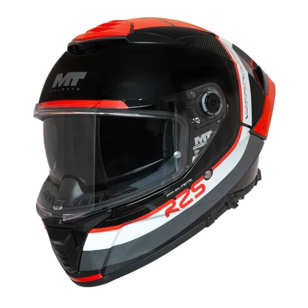 Casco MT Helmets Thunder 4 SV R25 B5 Red Brillo + Pinlock