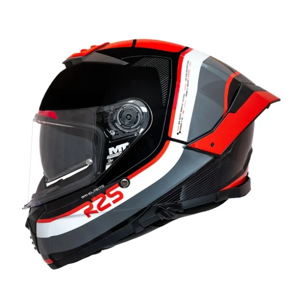 Casco MT Helmets Thunder 4 SV R25 B5 Red Brillo + Pinlock - Imagen 2