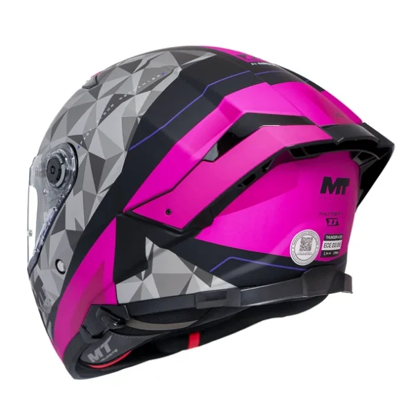 Casco MT Helmets Thunder 4 SV Z7 A8 Pink + Pinlock - Imagen 4