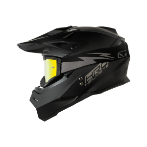 Casco Moto HRO MX03 Solid Negro Mate + antiparra