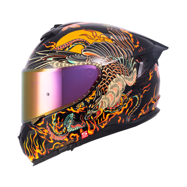 Casco de moto Shaft SH Pro 610dv Resurgimiento edición limitada integral