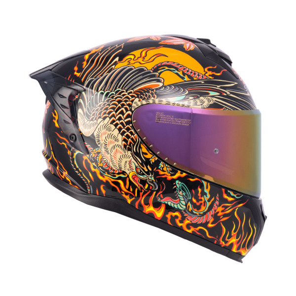 Casco de moto Shaft SH Pro 610dv Resurgimiento edición limitada integral - Imagen 3