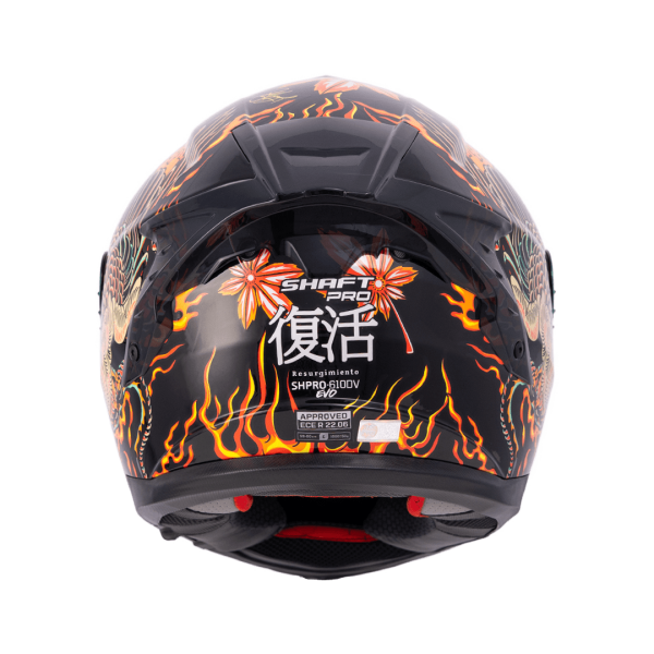 Casco de moto Shaft SH Pro 610dv Resurgimiento edición limitada integral - Imagen 5