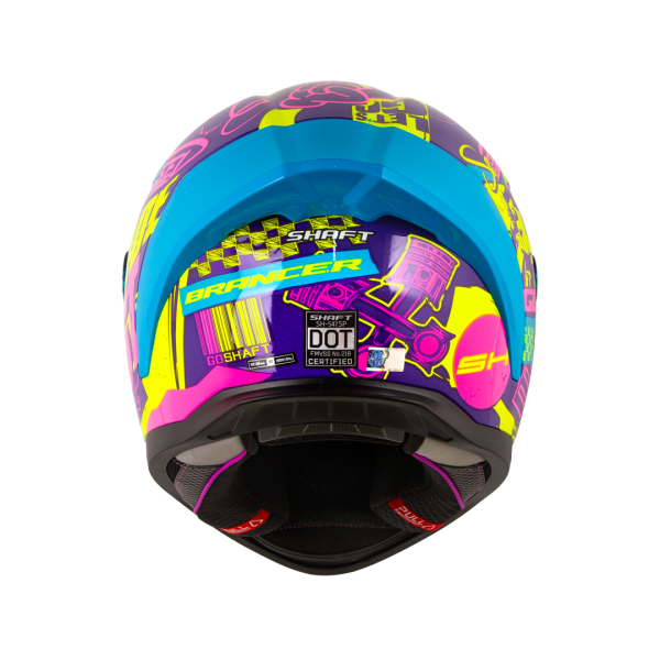 Casco de moto Shaft 547SP Brancer mr fc integral - Imagen 4