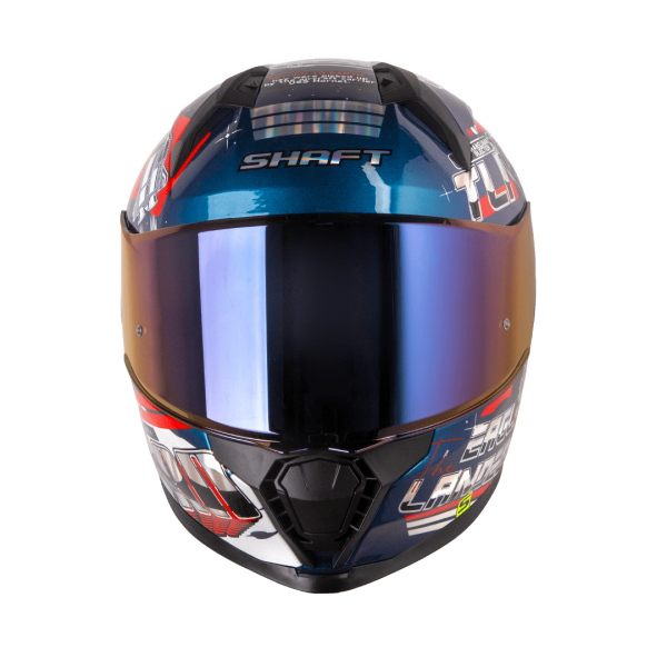 Casco Shaft SH-560 evo Mankind camaleon rojo + Mica de regalo - Imagen 3
