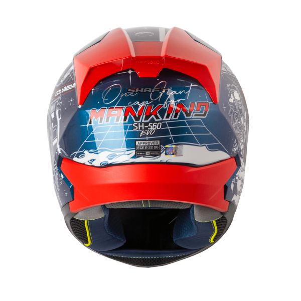 Casco Shaft SH-560 evo Mankind camaleon rojo + Mica de regalo - Imagen 5