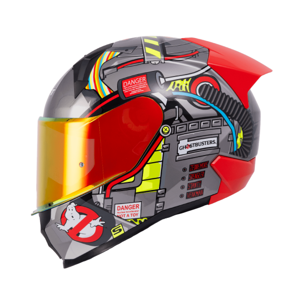 Casco Shaft SH-560 evo Proton Pack edicion limitada Cazafantasmas + mica de regalo
