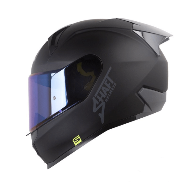Casco Shaft SH-560 solid negro gris oscuro+ Mica de regalo