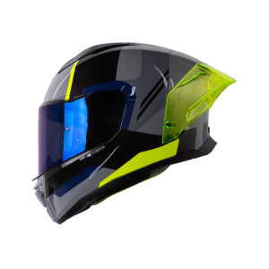 Casco de moto Shaft 596SP Fick gris az os integral
