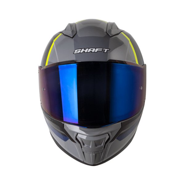 Casco de moto Shaft 596SP Fick gris az os integral - Imagen 2