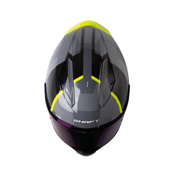 Casco de moto Shaft 596SP Fick gris az os integral - Imagen 4