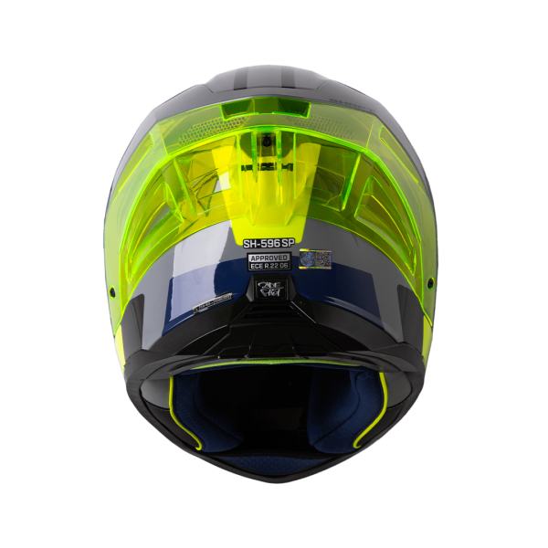 Casco de moto Shaft 596SP Fick gris az os integral - Imagen 5