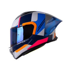 Casco de moto Shaft 596SP Fick gris claro nj integral