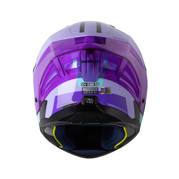 Casco de moto Shaft 596SP Fick morado integral - Imagen 3