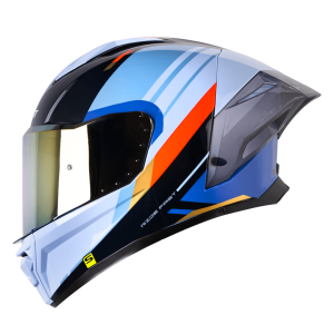 Casco de moto Shaft 596SP Outside azul oscuro integral