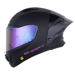 Casco de moto Shaft 596SP solid negro fc integral