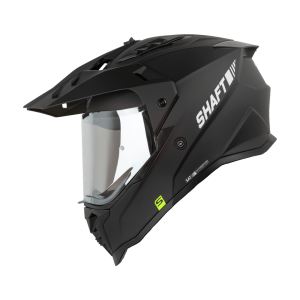 Casco Moto Shaft MX-360 Solid Negro Mate multipropósito