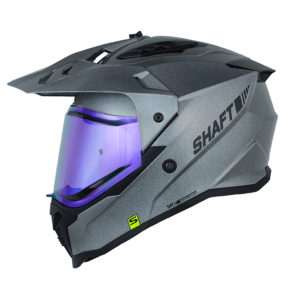 Casco Moto Shaft MX-360 Solid Camaleón Gris multipropósito
