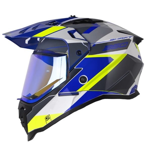 Casco Moto Shaft MX-360 Misho Blanco Brillo multipropósito