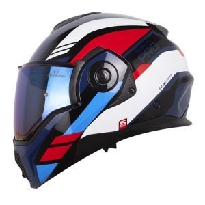 Casco moto Shaft Pro 4160 Move Toe Blanco Abatible