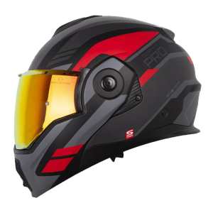 Casco moto Shaft Pro 4160 Move Toe Rojo Abatible