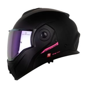 Casco moto Shaft Pro 4160 Move Solid Morado Abatible