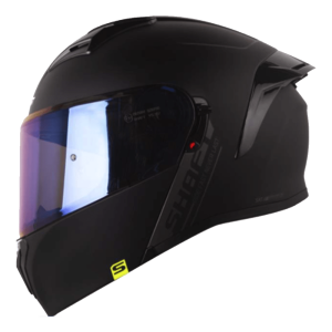 Casco abatible moto Shaft 3820sp Solid Negro Mate