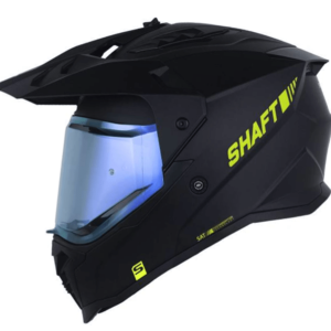 Casco Moto Shaft MX-360 Solid Negro Amarillo multipropósito