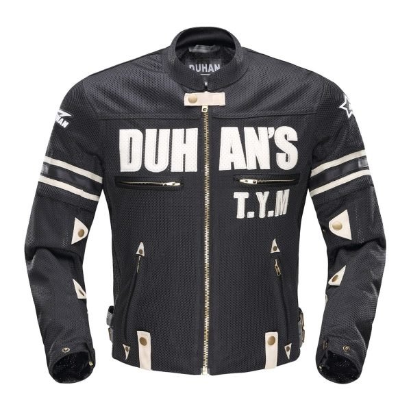Chaqueta Moto Duhan D-103 Negra Verano
