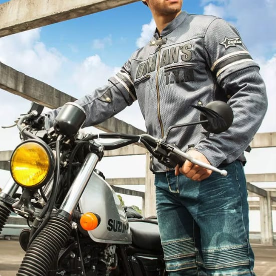 Chaqueta Moto Duhan D-103 Gris Verano - Imagen 5