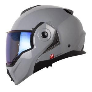 Casco moto Shaft Pro 4160 Move Solid Gris Abatible